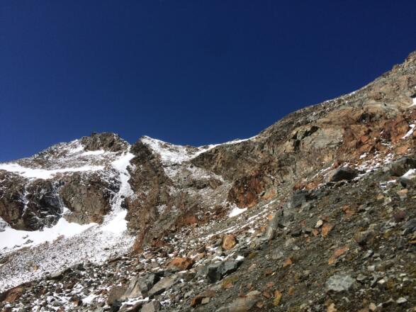Blick von Osten zur Warenkarscharte