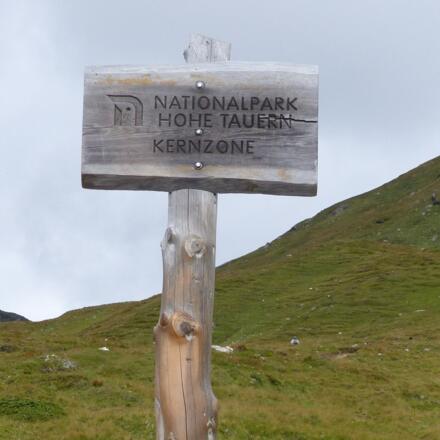 Der Aufstieg führt mitten in den Nationalpark Hohe Tauern