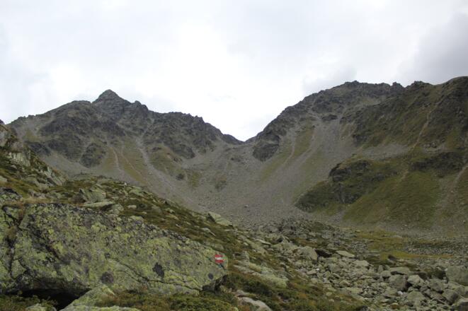 Blick zurück zur Gradenscharte