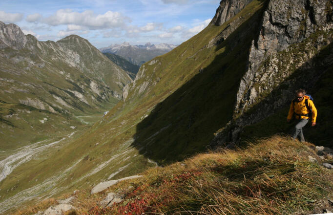 Aufstieg Richtung Fallenbacher Joch