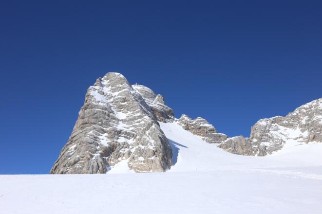Der Dachstein im Winterkleid
