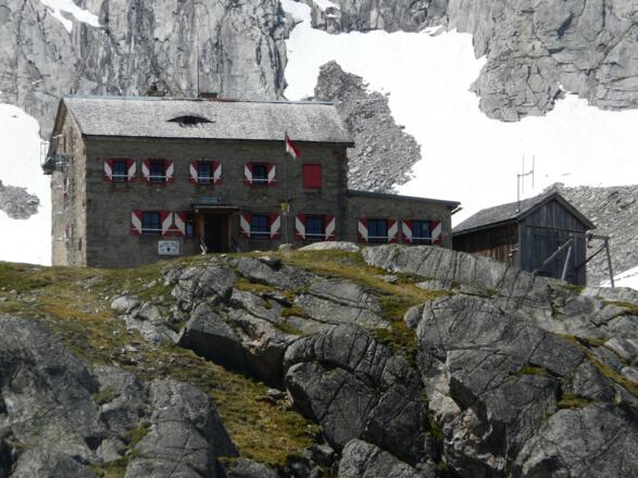 Schutzhütte im Salzburger Teil der Zillertaler Alpen.