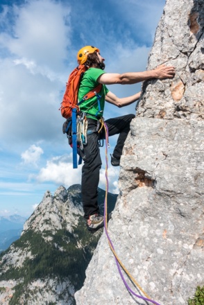 Die letzten Meter zum Ausstieg.
