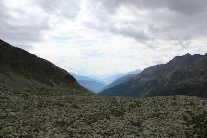 Blick Richtung Lienz Debanttalauswärts