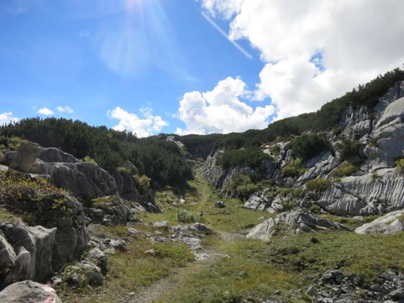 weiterer Wegverlauf zur Feistererscharte