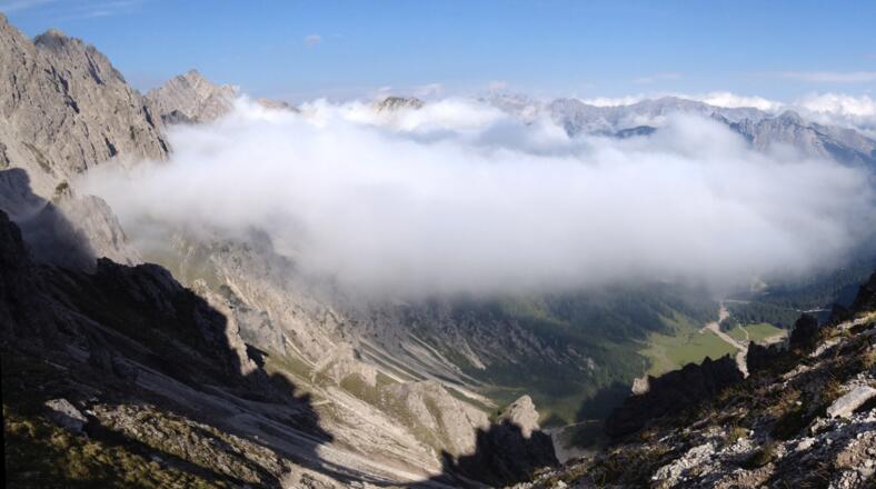 An der Eppzirler Scharte.