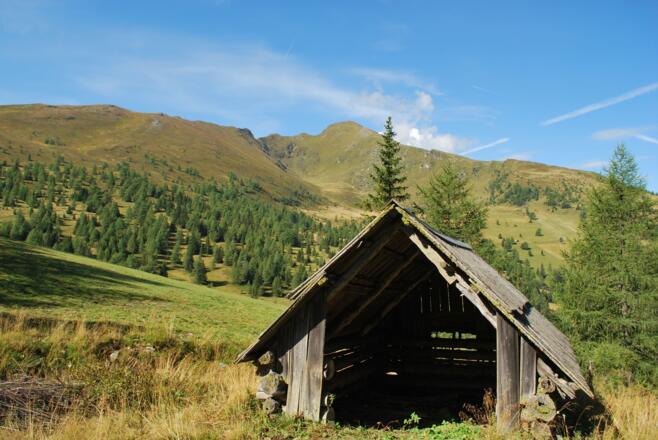 Blick auf das Tschaneck 
