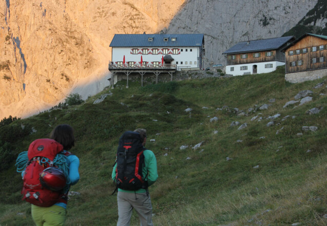 Letzte Meter zur Hütte