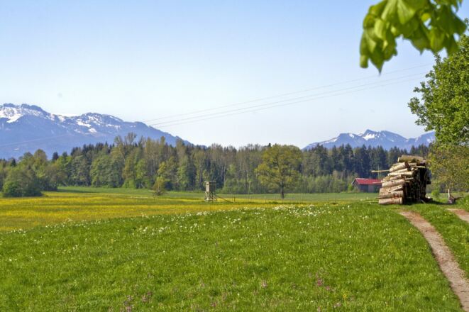 Herrliches Panorama und Wandermöglichkeiten um den Hof