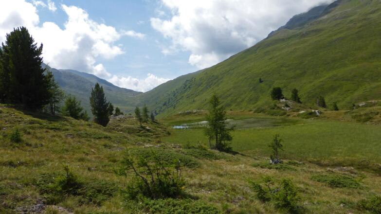 Das Gsieser Törl gesehen vom Hirschbichl