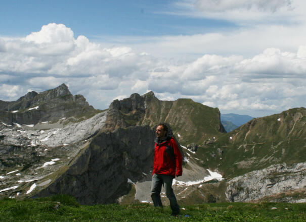 Blick Richtung Roßkopf und Hochiss