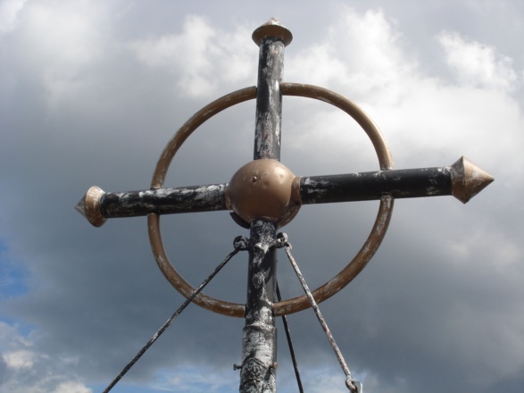 Das Gipfelkreuz der Lailachspitze