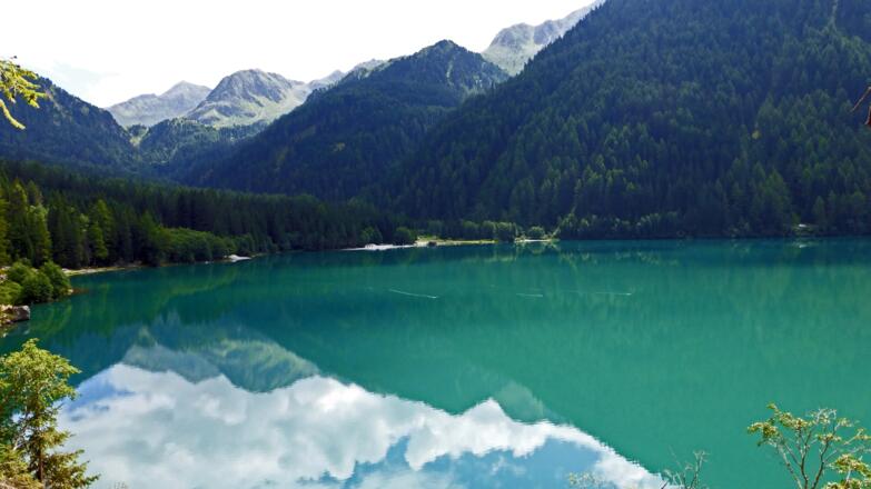 Der Start ist am Antholzer See