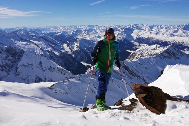 Tolles Panorama am Gipfel