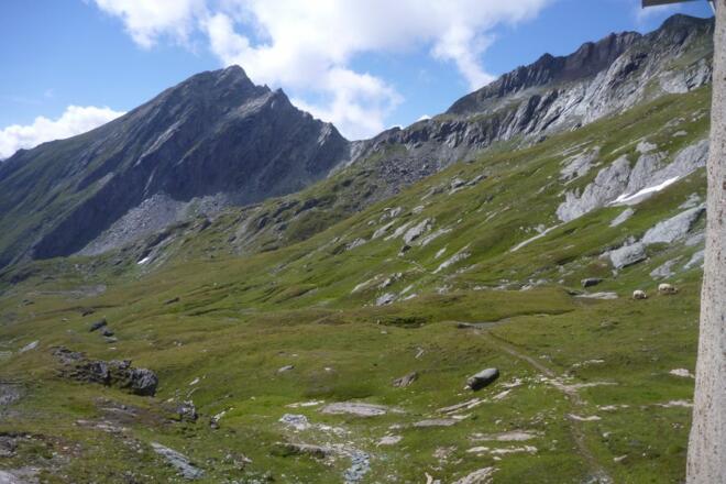 Rückblick zur Nussingscharte