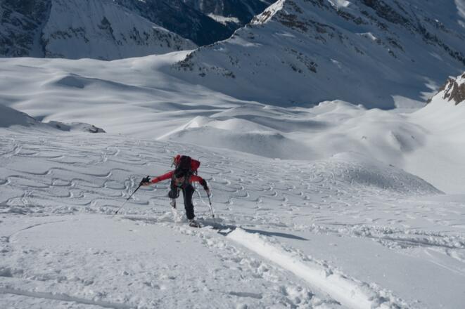 Spitzkehren zur Höllscharte