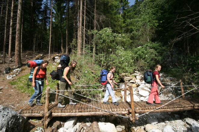 Am Beginn des Südanstieg.