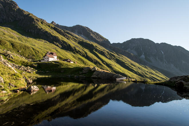 Hüttensee der Regensburger Hütte
