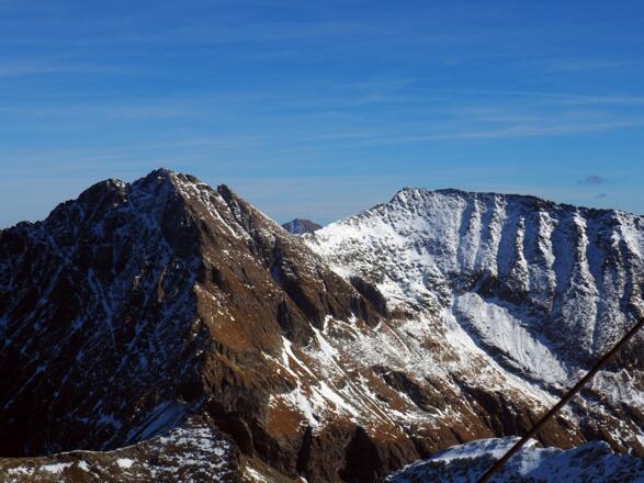Das Ziel: Waldhorn und Kieseck vom Greifenberg gesehen