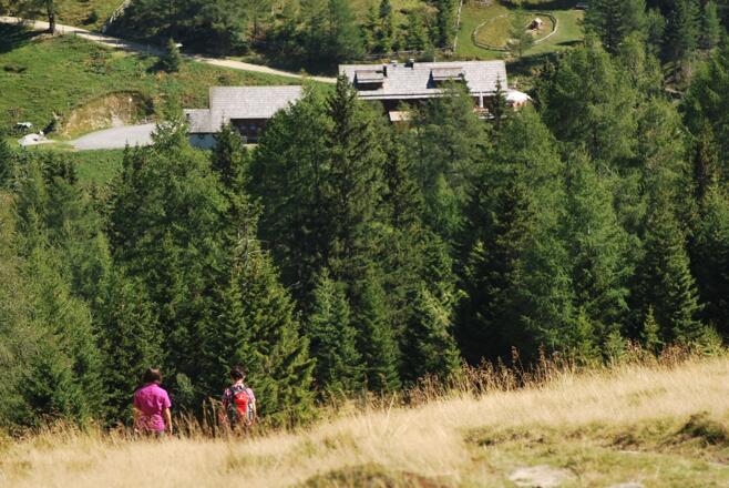 Blick auf die Pritzhütte