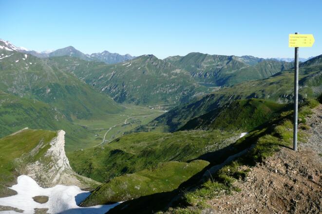 Abstiegsgebiet Nassfeld und Sportgastein