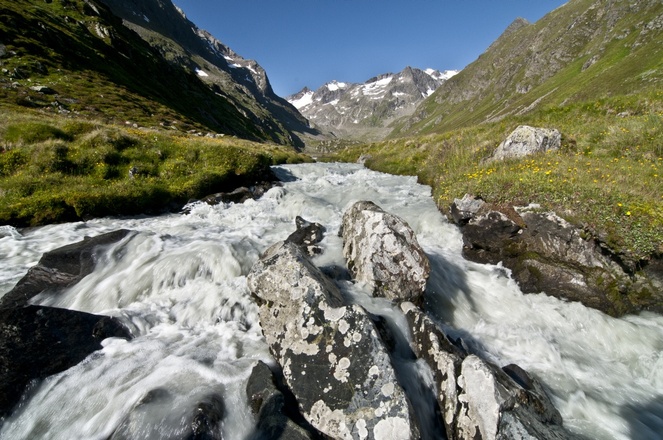 Alpeiner Bach hinter der Franz-Senn-Hütte