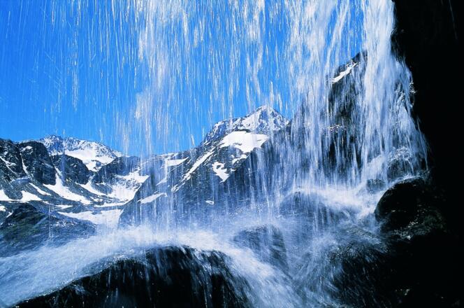 Wasserfall in der Glamergrube