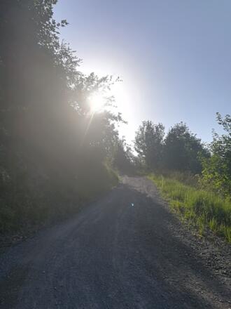 Immer weiter bergauf