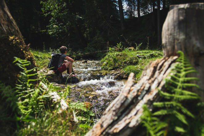 Rast am Bach (c) Thomas Stanglechner / Vorarlberg Tourismus