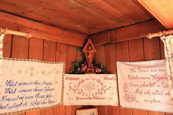 Stube in der Glettnalm
