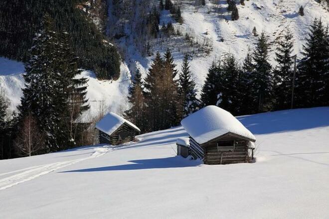 Heustadln im Winter