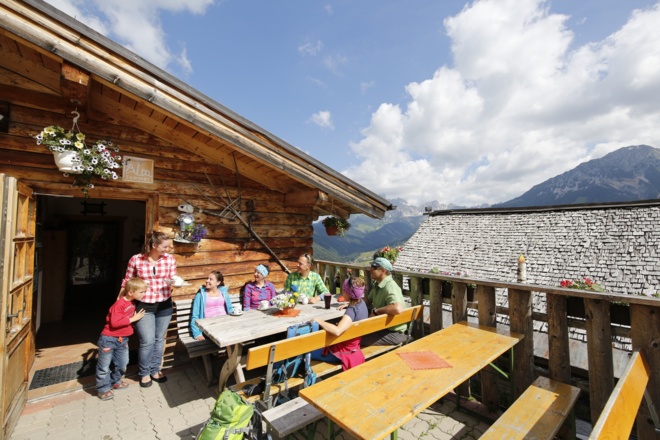 Einkehr auf der Moosalm