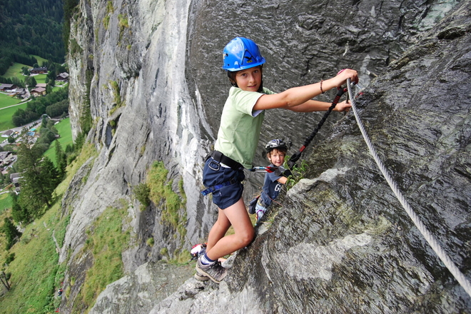 Übungsklettersteig Gletschergoaß in Hüttschlag