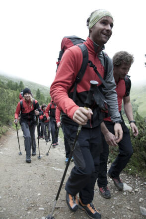 Aufstieg Martin Busch Hütte