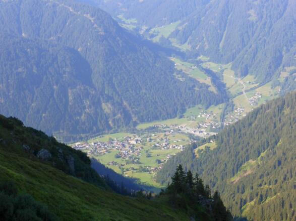 Ausblick nach St. Gallenkirch hinunter