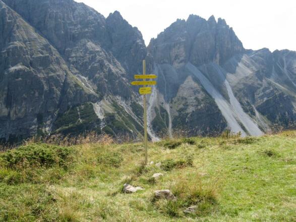 Beschilderung am Panoramaweg