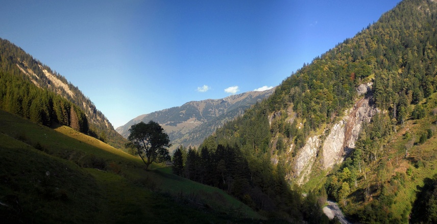 Wölflerweg - Ferleiten  - Blick Richtung Fusch