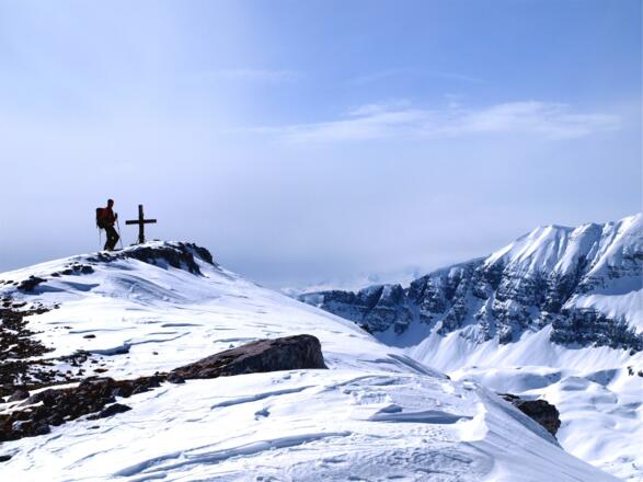 Geschafft, Blick nach Westen