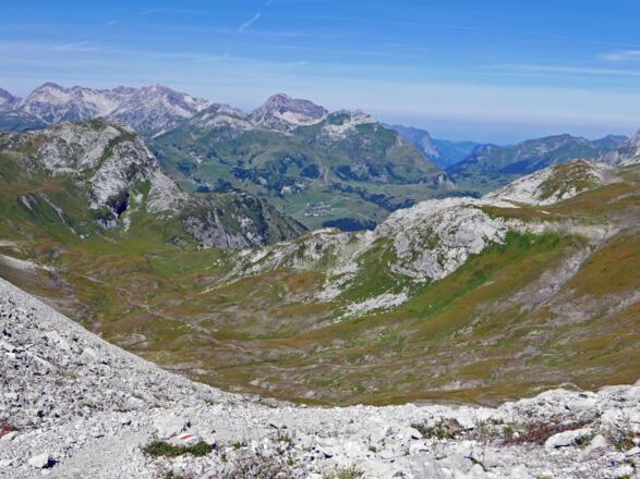 Blick zurück in das Ochsengümple