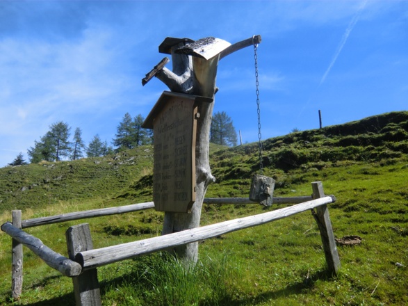 "Wetterstation" entlang des Salzburger Almenweges