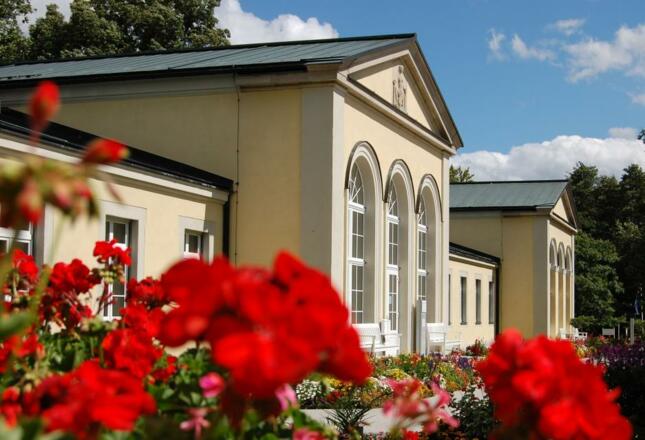 Wandelhalle in Bad Steben