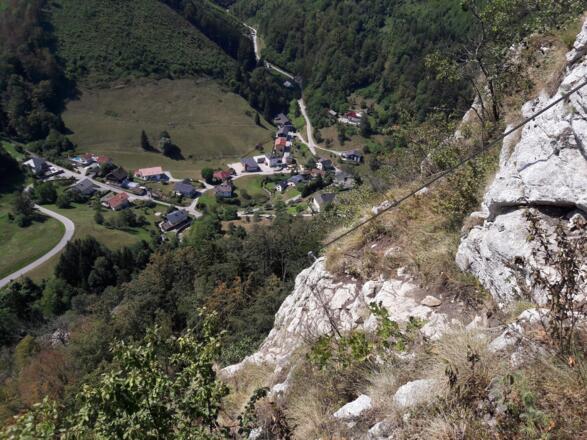 Tiefblick nach Trattenbach