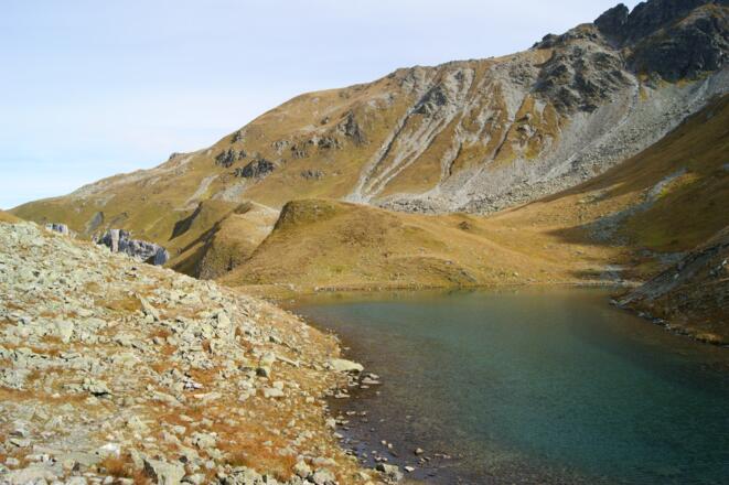 Der Gafiersee in der Schweiz