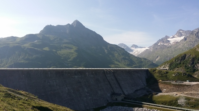 Staumauer Silvretta-Bielerhöhe