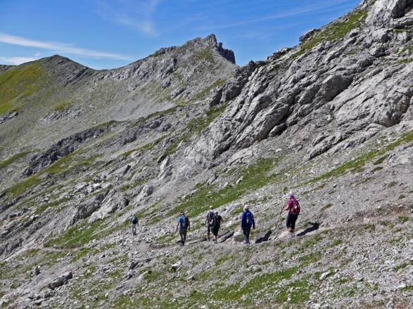 Endspurt zur Stuttgarter Hütte
