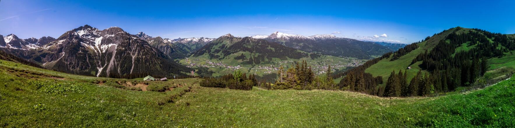 Panorama vom Kuhgehrensattel