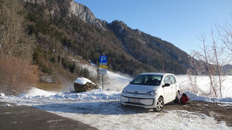 alter Parkplatz 790m