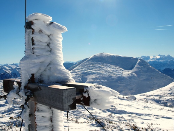 Mittlerer Kesselgupf 1818m mit Höllkogel und Dachstein
