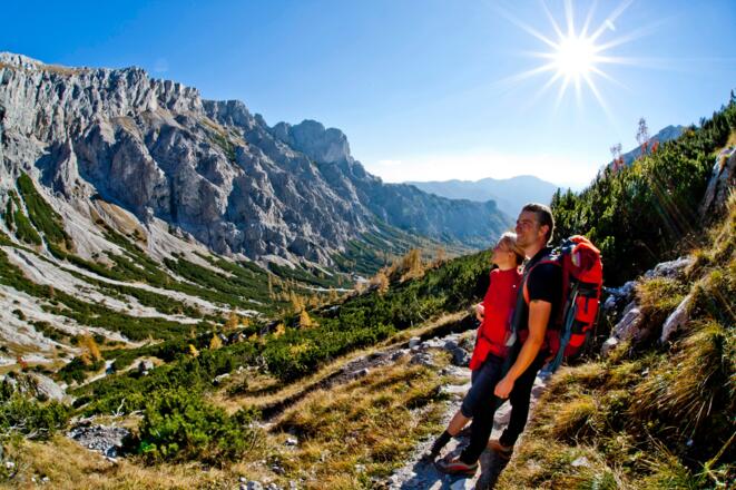 Abstieg vom Hochschwab Richtung Seewiesen
