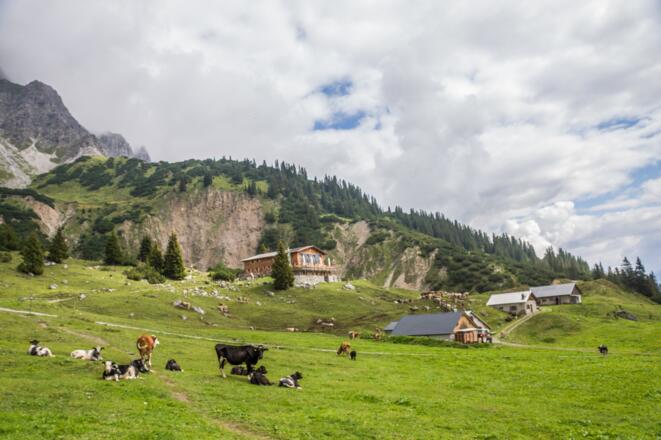 Obere Vilifaualpe bei der Heinrich Hueter Hütter